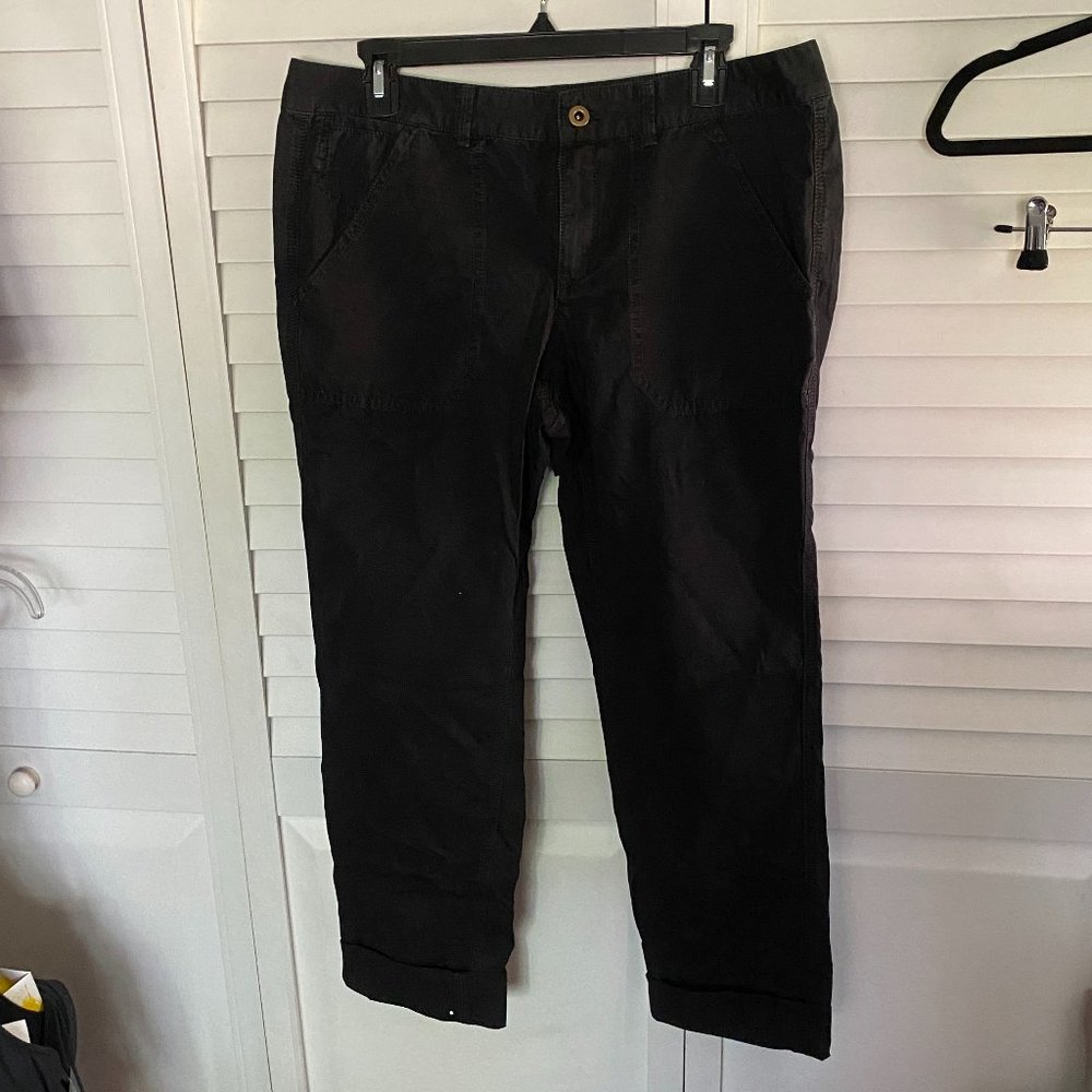 J.Crew black chino City fit size 10